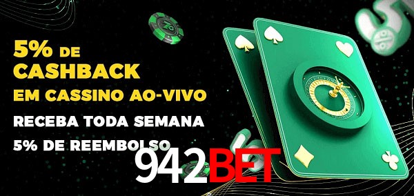 Promoções do cassino ao Vivo 942bet